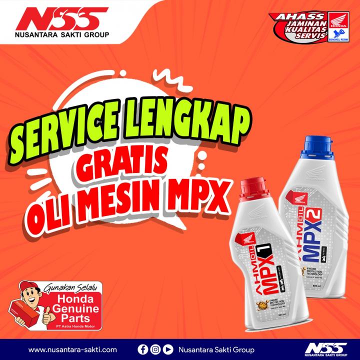 Promo Servis, Ahass NSS Pringsewu Beri Oli Gratis